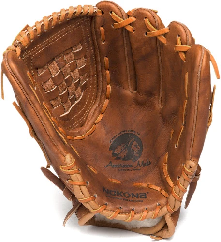 13 Inch Nokona Walnut W1300 Adult Baseball Glove 4 13 Inch Nokona Walnut W1300 Adult Baseball Glove - Image 2