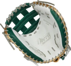 33 Inch Rawlings Liberty Advanced Color Series RLACM33FPDG Women's White/DarkGreen/Gold Fastpitch Softball Catcher Mitt -Baseball Store 33 inch rawlings liberty advanced color series rlacm33fpdg women s white darkgreen gold fastpitch softball catcher mitt 14