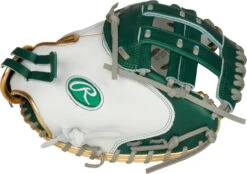 33 Inch Rawlings Liberty Advanced Color Series RLACM33FPDG Women's White/DarkGreen/Gold Fastpitch Softball Catcher Mitt -Baseball Store 33 inch rawlings liberty advanced color series rlacm33fpdg women s white darkgreen gold fastpitch softball catcher mitt 17