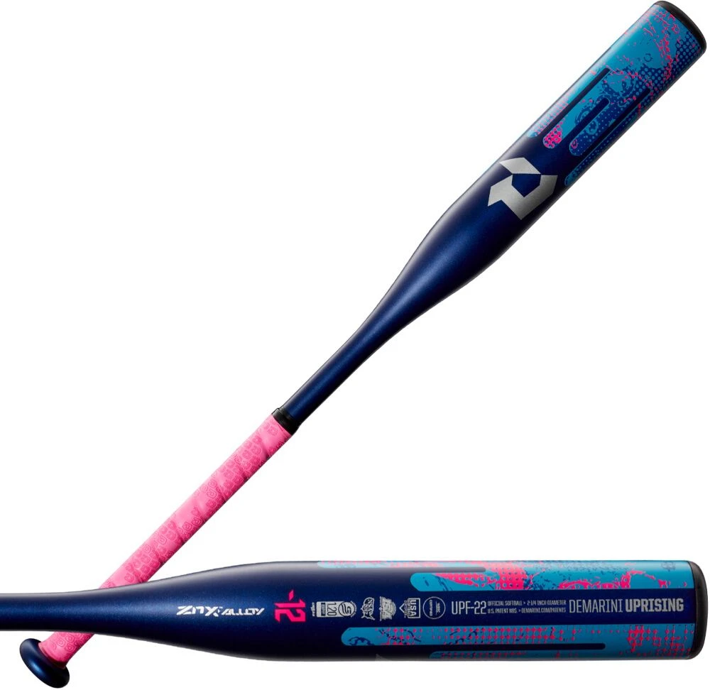 2022 DeMarini Uprising Girl's Balanced Fastpitch Softball Bat (-13oz) WBD2236010 3 2022 DeMarini Uprising Girl's Balanced Fastpitch Softball Bat (-13oz) WBD2236010