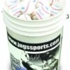 JUGS B5210 Bucket Of Pearl Leather Baseballs -Baseball Store jugs b5210 bucket of pearl leather baseballs 8