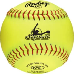 Rawlings B612RFPBPBUCK Combo 6 Gallon Optic Yellow Bucket W/ 12 RFPBP12SY Fastpitch Softballs -Baseball Store rawlings b612rfpbpbuck combo 6 gallon optic yellow bucket w 12 rfpbp12sy fastpitch softballs 8