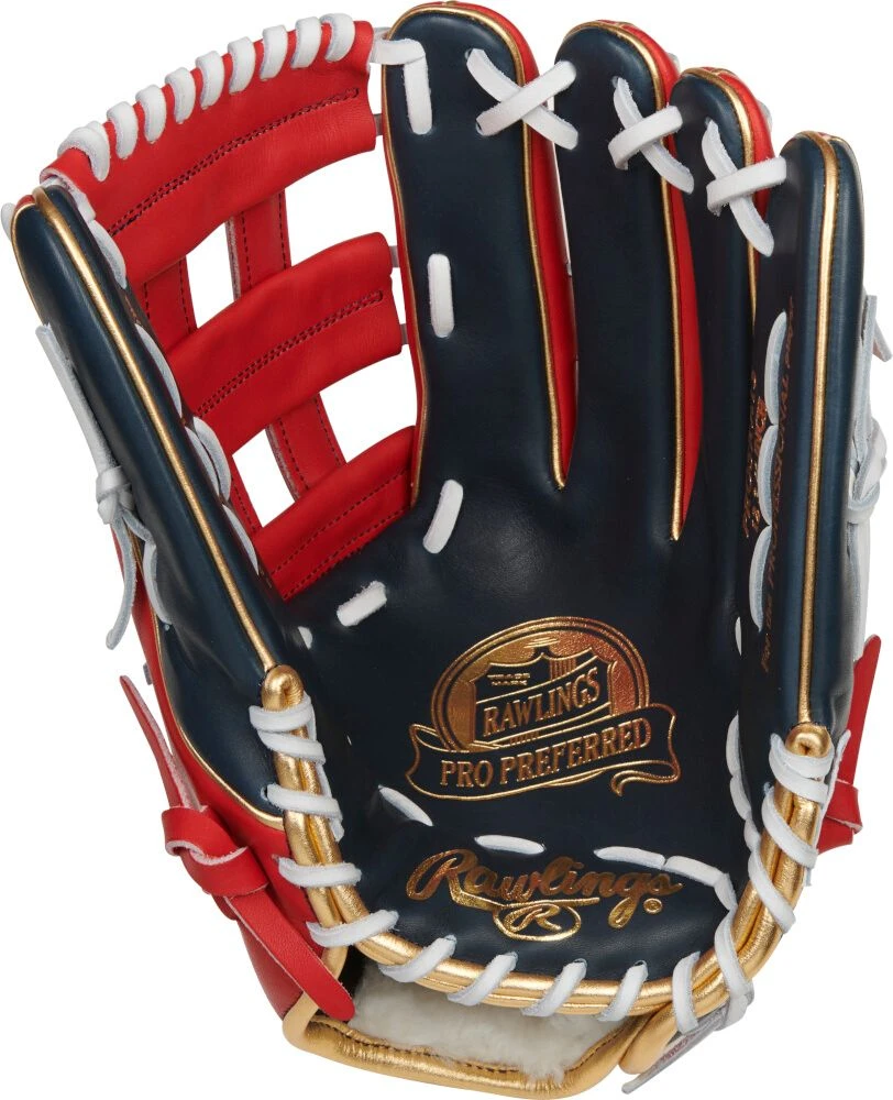 12.75 Inch Rawlings Pro Preferred Ronald Acuna's Adult Outfield Baseball Glove PROSRA13 4 12.75 Inch Rawlings Pro Preferred Ronald Acuna's Adult Outfield Baseball Glove PROSRA13 - Image 2