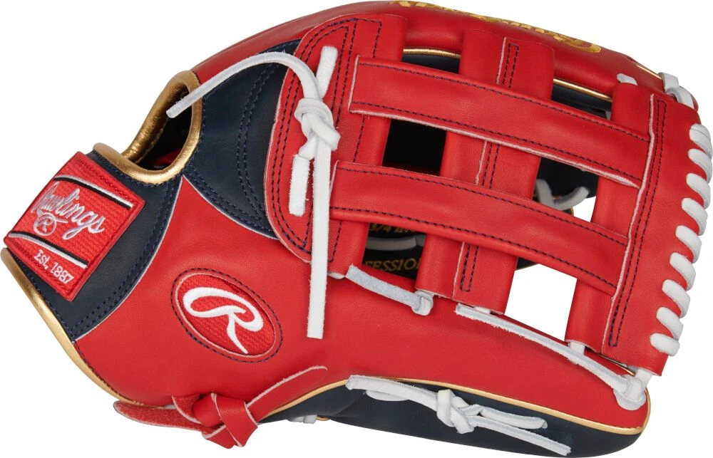 12.75 Inch Rawlings Pro Preferred Ronald Acuna's Adult Outfield Baseball Glove PROSRA13 6 12.75 Inch Rawlings Pro Preferred Ronald Acuna's Adult Outfield Baseball Glove PROSRA13 - Image 4
