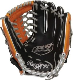 11.5 Inch Rawlings R9 Contour Youth Infield Baseball Glove R9115U-4BT -Baseball Store rawlings r9 contour fit 115 inch youth infield baseball glove r9115u4bt 12