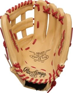 12 Inch Rawlings Select Pro Lite Youth Pro Taper Baseball Glove SPL120BHC -Baseball Store rawlings select pro lite 12 inch youth pro taper baseball glove spl120bhc 12