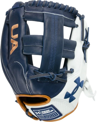 Under Armour Genuine Pro 2.0 11.75 Inch Navy/White/Caramel Adult Infield Baseball Glove UAFGGP2-1175SP 3 Under Armour Genuine Pro 2.0 11.75 Inch Navy/White/Caramel Adult Infield Baseball Glove UAFGGP2-1175SP