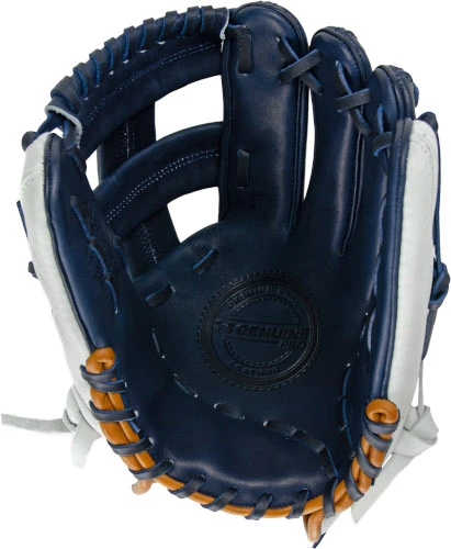 Under Armour Genuine Pro 2.0 11.75 Inch Navy/White/Caramel Adult Infield Baseball Glove UAFGGP2-1175SP 4 Under Armour Genuine Pro 2.0 11.75 Inch Navy/White/Caramel Adult Infield Baseball Glove UAFGGP2-1175SP - Image 2
