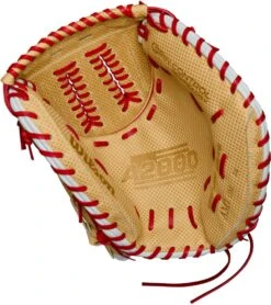 34 Inch Wilson A2000 SuperSkin Aubree Monroe Game Model Women's Fastpitch Softball Catcher Mitt WBW10024434 -Baseball Store wilson a2000 superskin aubree monroe game model 34 inch womens fastpitch softball catcher mitt wbw10 12