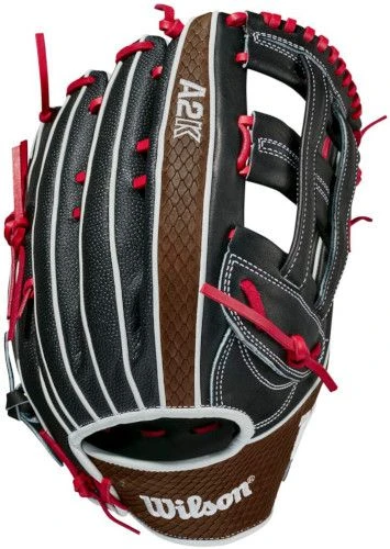 12.75 Inch Wilson A2K SuperSkin 1799SS Adult Outfield Baseball Glove WBW1000691275 3 12.75 Inch Wilson A2K SuperSkin 1799SS Adult Outfield Baseball Glove WBW1000691275