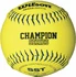 Wilson Champion Series WTA9333BUSSFPYB 11 Inch USSSA Synthetic Leather Fastpitch Softball -Baseball Store wilson champion series wta9333bussfpyb 11 inch usssa synthetic leather fastpitch softball 11